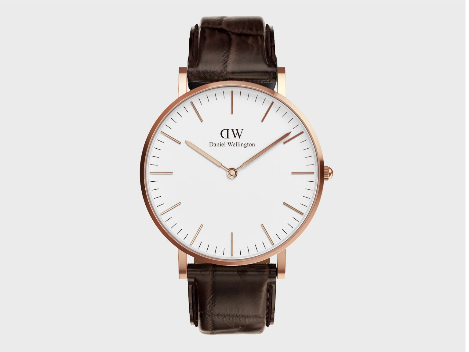 Daniel Wellington CGI watch creative still image