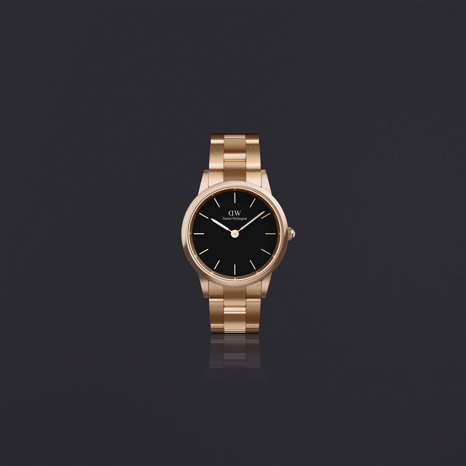 Daniel Wellington CGI watch creative still image