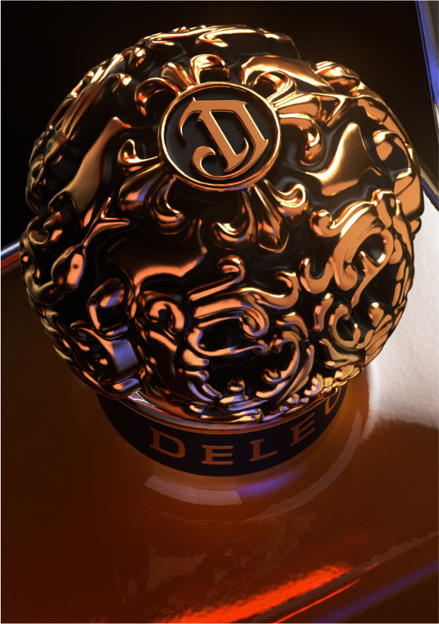 Deleon cgi animation bottle lid detail dark