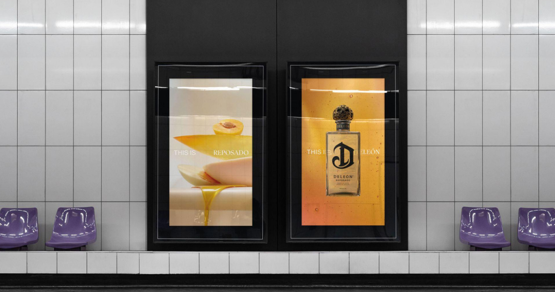 Deleon cgi still bottle print subway example