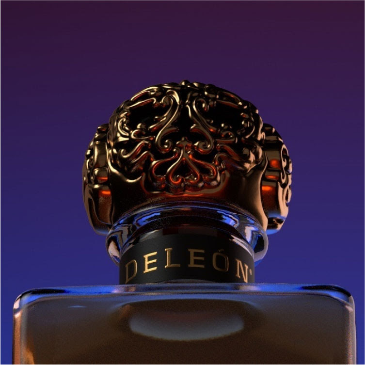 Deleon cgi still bottle moody dark abstract colour