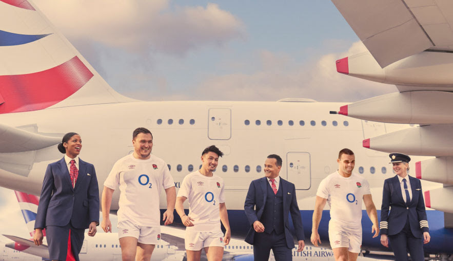 british airways o2 plane retouching