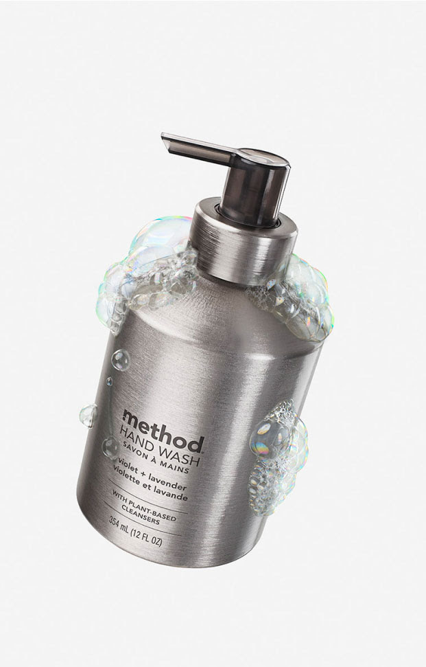 method hand wash product creative compositing and retouching