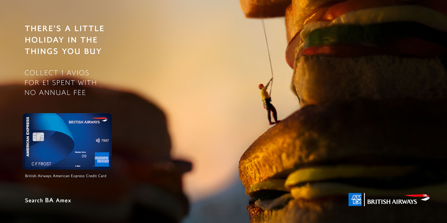 british airways amex retouch minatures rock climbing