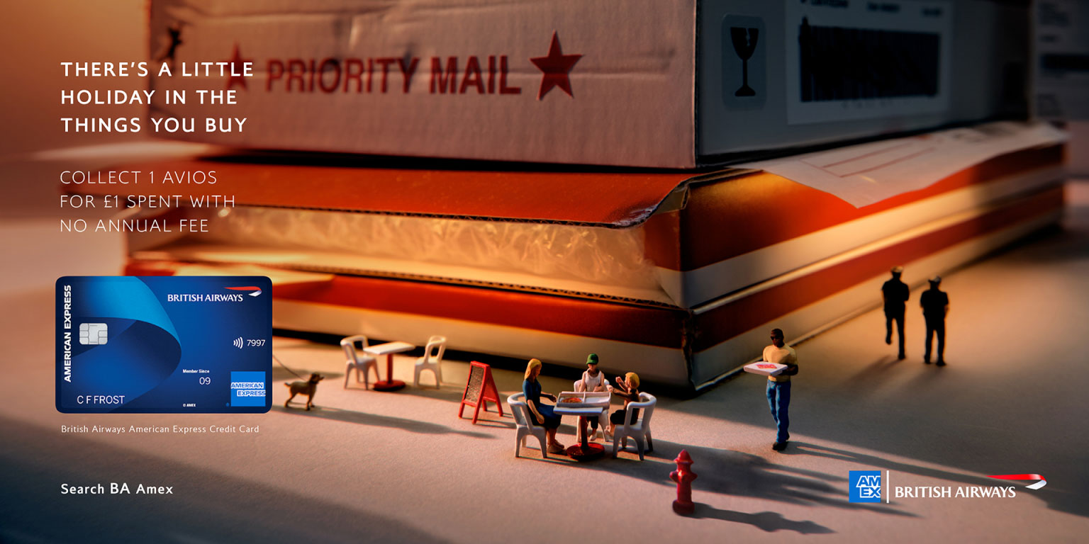 british airways amex retouch miniatures