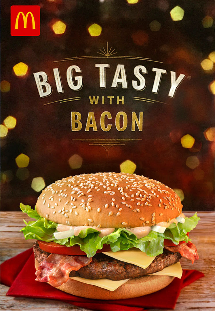 mcdonalds burger photoscan cgi closeup ad