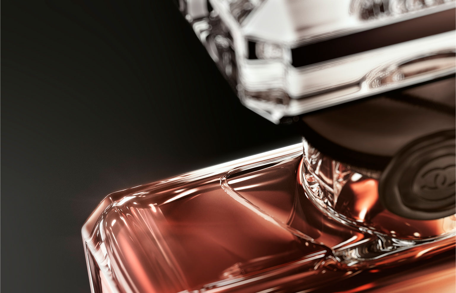 creative cgi perfume bottle coco chanel