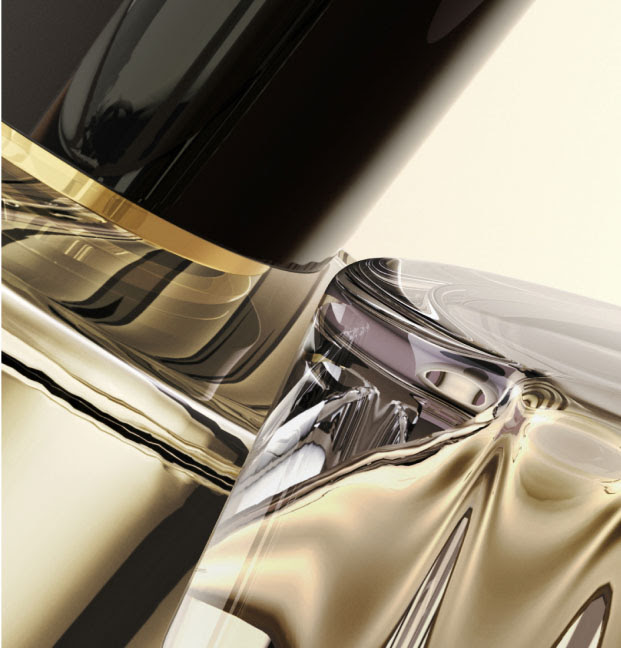 beauty cgi perfume closeup