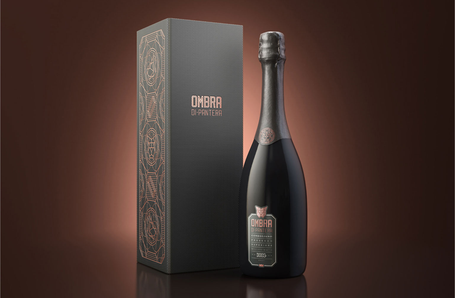 ombra cgi prosecco product shot