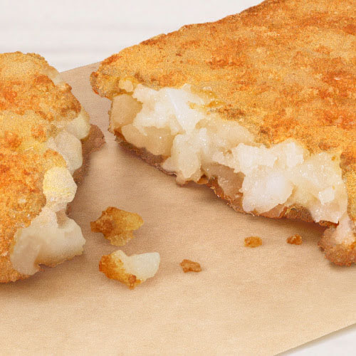 hash brown cgi food photoscan detail shot